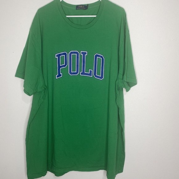 Polo Ralph Lauren Other - Ralph Lauren Polo T-Shirt Size XXXL Kelly Green Spell Out T SHirt 3X